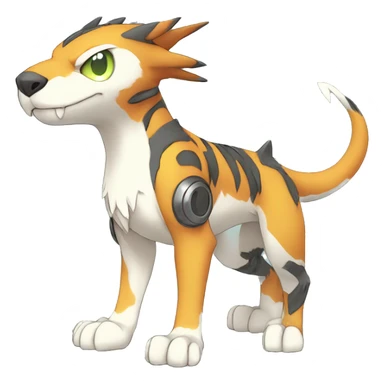 cute cool Digimon-Fakemon-animal full body sticker