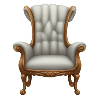Chair with elephant feet sticker