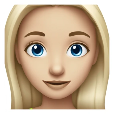 smiling girl taking selfie with no wrinkles and blue eyes  sticker