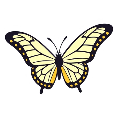 Butterfly  sticker