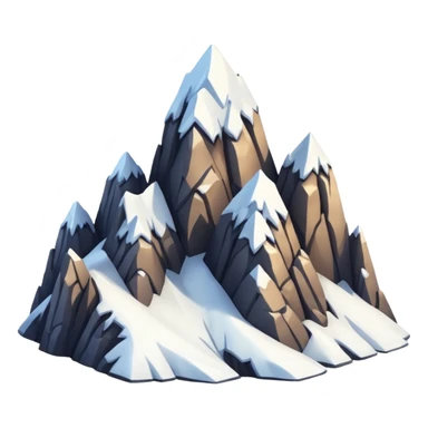 mountains sticker
