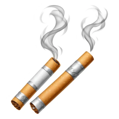 Sigarro tirando humo pero el sigarro solo  sticker