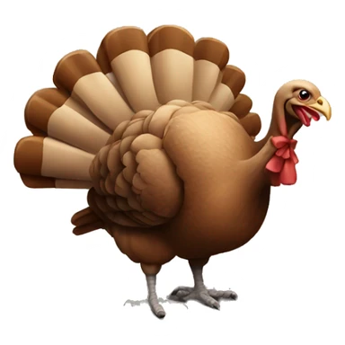 Turkey with rock sticker