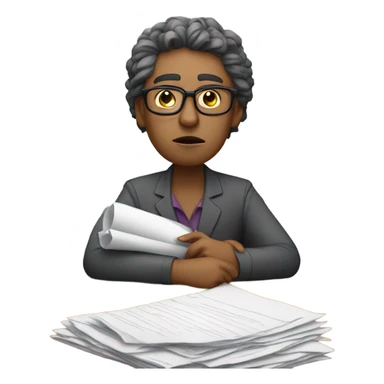 Sick teacher sticker