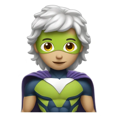 superhero Review with apple style sticker