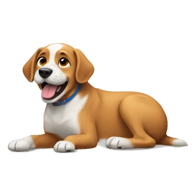Dog griddying sticker