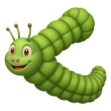 Crear un emoji similar a la oruga rusa sticker
