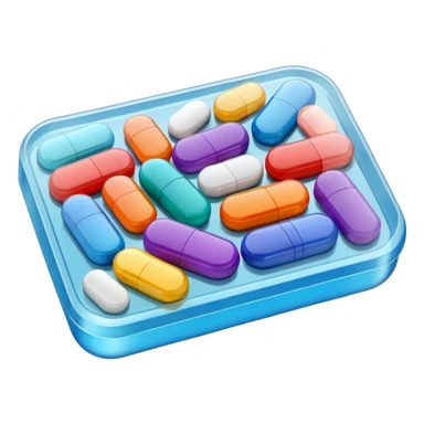 cartela de remedio sticker