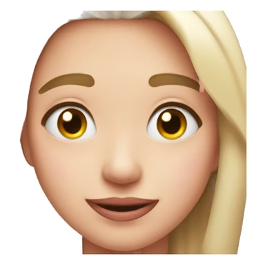 a super super happy face and a lot of blush sticker