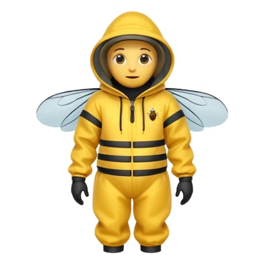 make bee protective suit emoji sticker