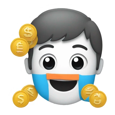 logo for a budgeting managing app sticker