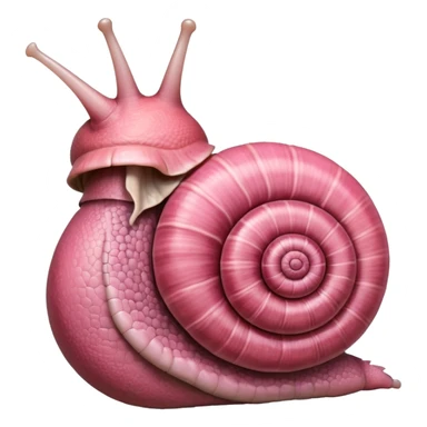 snail with "anatomical heart" as shell sticker