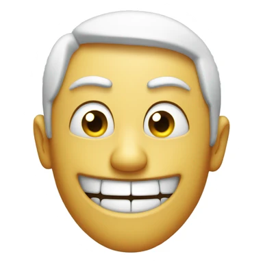 mad face and satisfed smile sticker