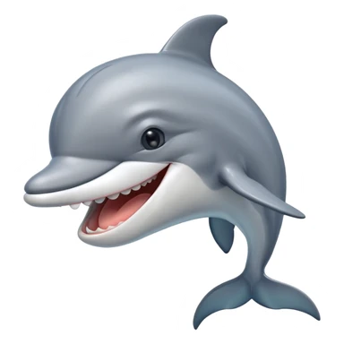 laughing dolphin sticker