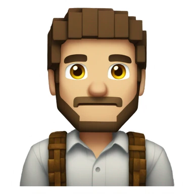 minecaft steve sticker