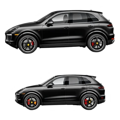 A Porsche Cayenne E-Hybrid Turbo  sticker
