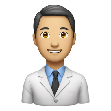 asian teacher  sticker