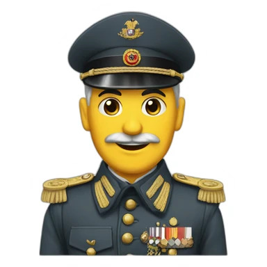 40s Germany dictator waving sticker