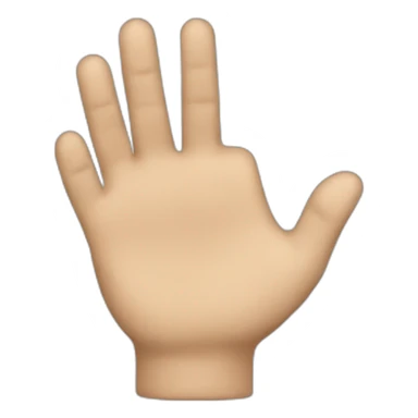 hand expression of done sticker