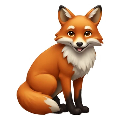 Fox sticker
