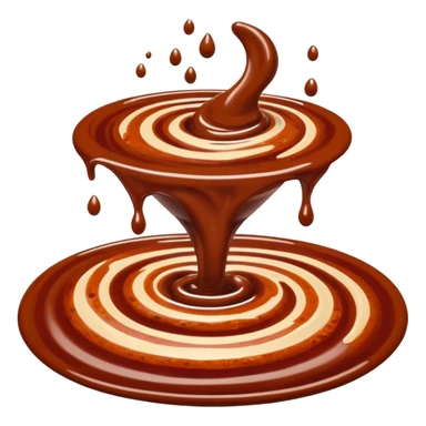 chipotle sauce, swirl or spoonful, deep reddish-brown, smoky, smooth glossy, thick, ripples, dark specks, no bottle, dish, or garnish, soft lighting, emoji scale sticker