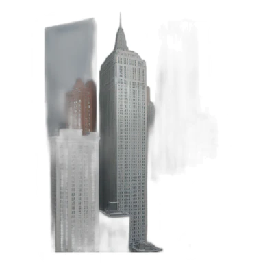 new york skyscrapers sticker
