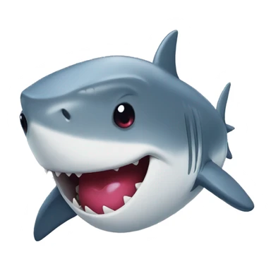 Shark with heart ❤️ eyes sticker