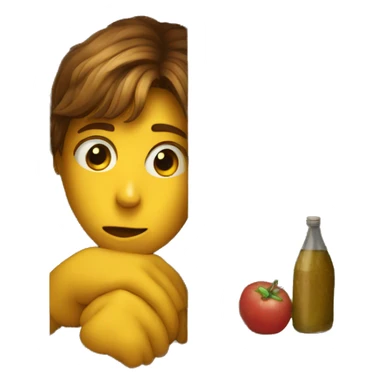 hiding in a cupboard sticker