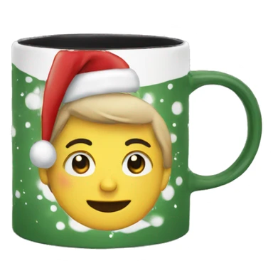 Christmas coffee mug  sticker