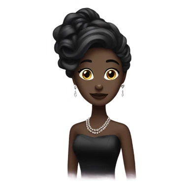 dark beauty in elegance sticker