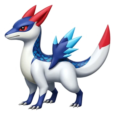 Shiny Vibrant Exotic Colorful Cool Zangoose-Salandit-Absol-Latias-fusion sticker