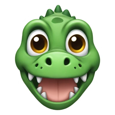 A dinosaur wearing mouse ears sticker