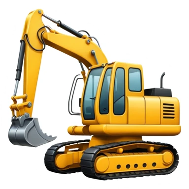 excavator sticker