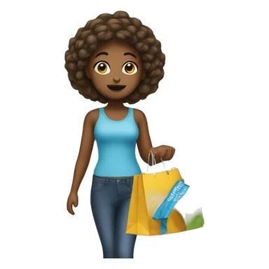 Girl that is addicted to shopping at target sticker