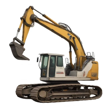 19th century excavator sticker