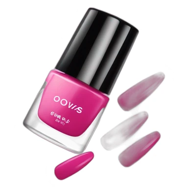 nail polish gel with nails sticker
