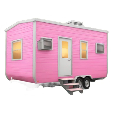 Pink trailer home sticker
