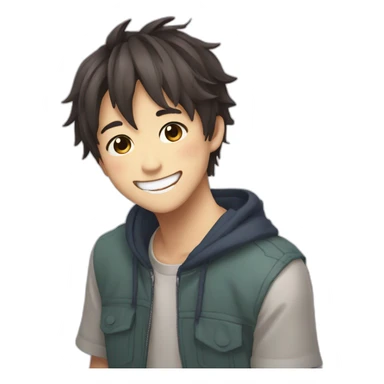 kento nanami smiling sticker