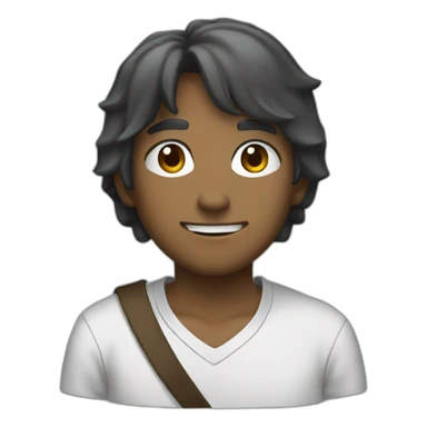 Un personnage de manga sticker