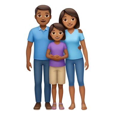 all light full body family sticker