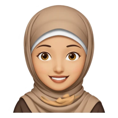 🙂 this emoji with hijab 🙂 sticker
