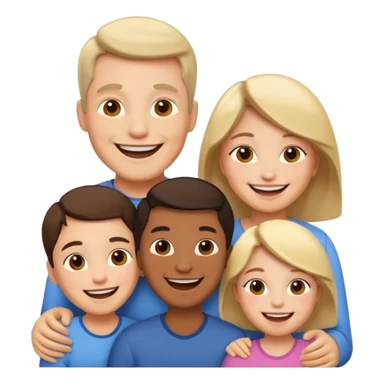 Happy family sticker