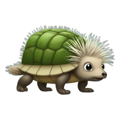 Turtle Porcupine sticker