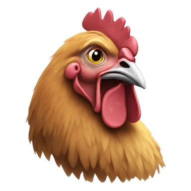 mujr gallina  sticker