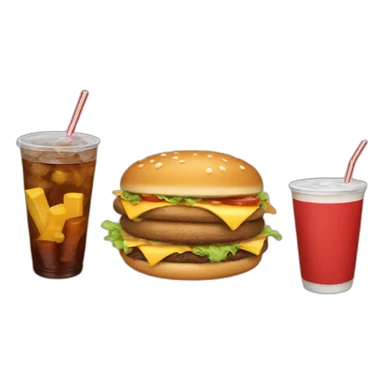 drinks fast food sticker