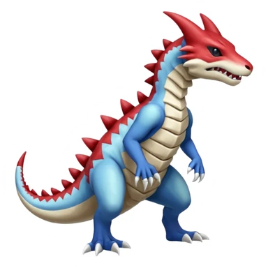 Shiny Koraidon-Marowak-Gabite-Fakémon-hybrid-creature (full body)  sticker