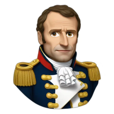 macron napoleon sticker