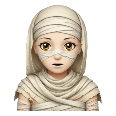 mummy girl sticker