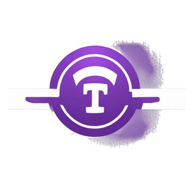 Purple GTA5 logo  sticker