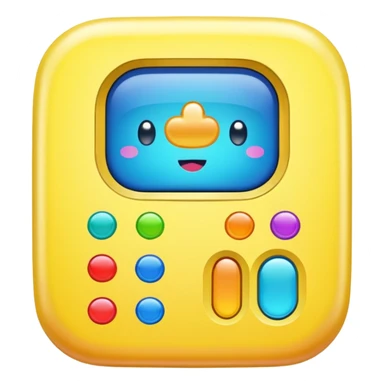 Tamagotchi ios app skeuomorphic sticker